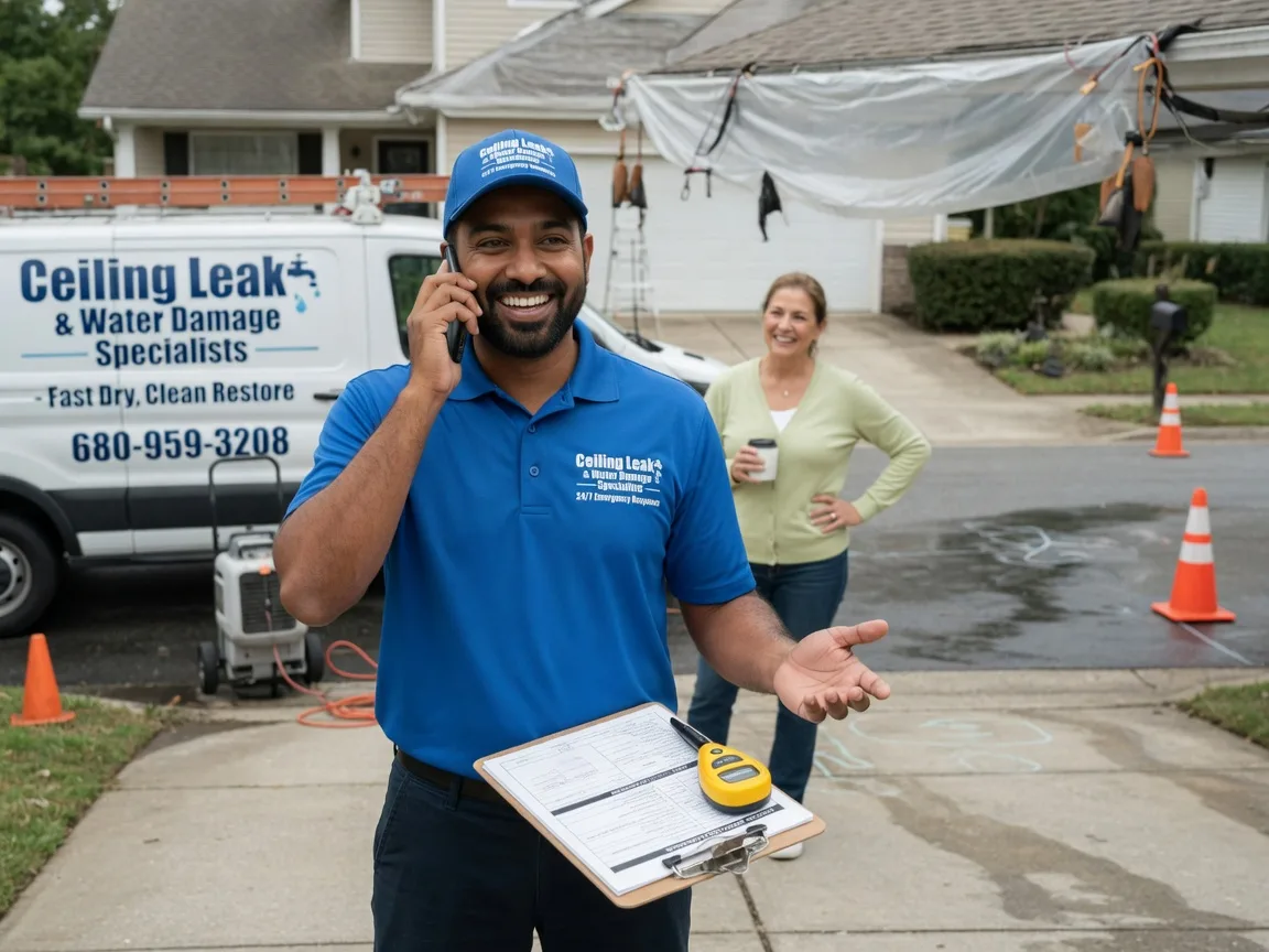 Ceiling Leak Cleanup Waterboro, ME FAQs
